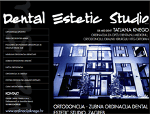 Tablet Screenshot of ortodoncija-knego.com